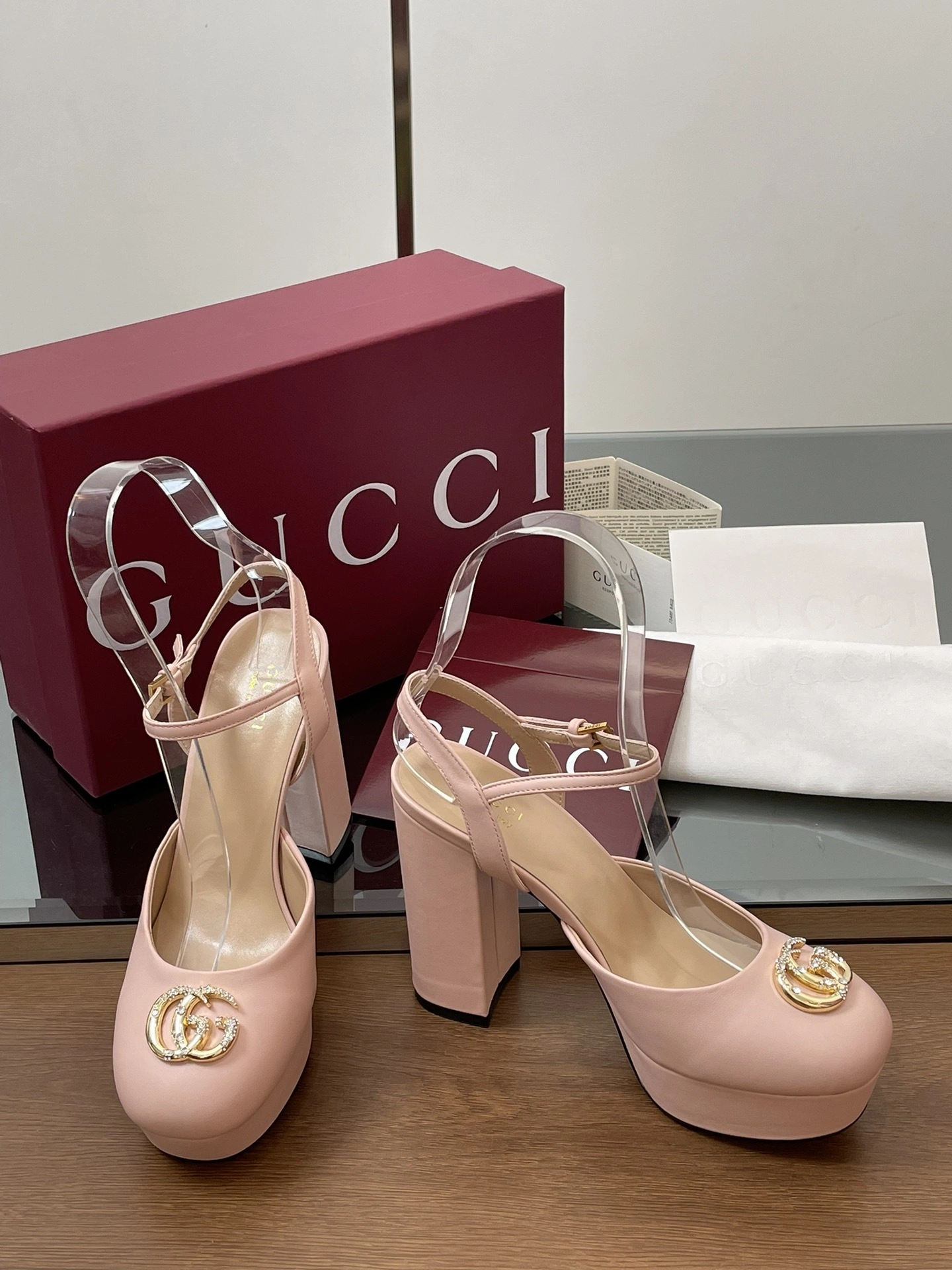 COCO-- 6u33i 813002 C9D00 6809 sheepskin Waterproof：3CM Heel height：11.5CM item:E-X187A0960